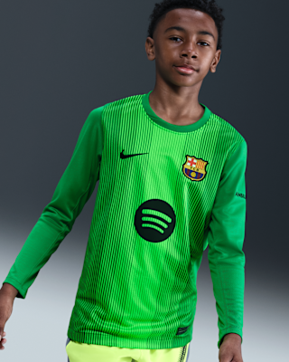 F.C. Barcelona 2025/26 Stadium Goalkeeper Older Kids' Nike